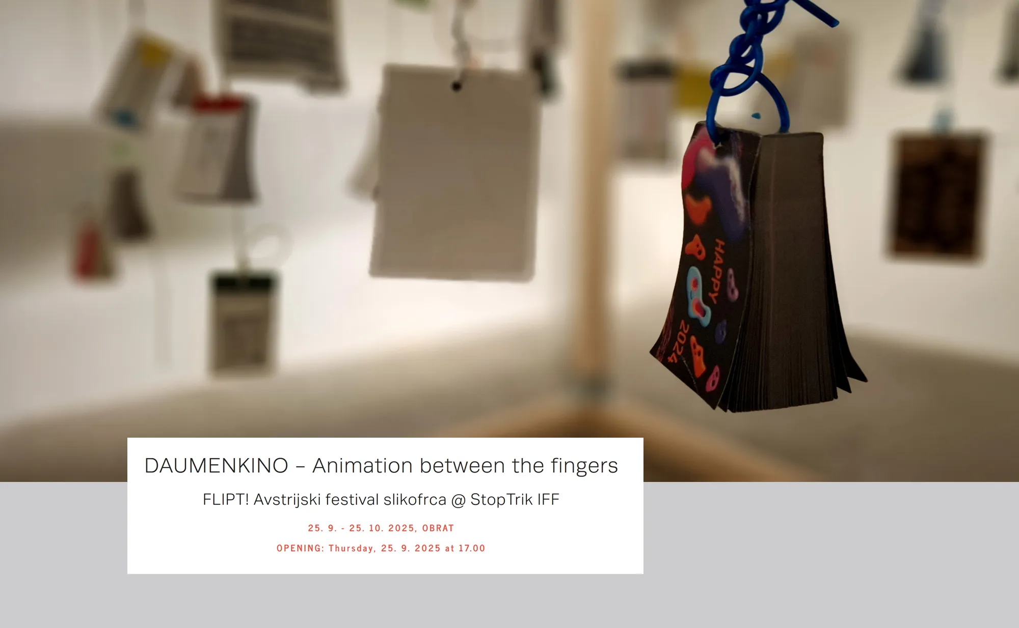 Daumenkino-Ausstellung, Obrat Space, Maribor 3