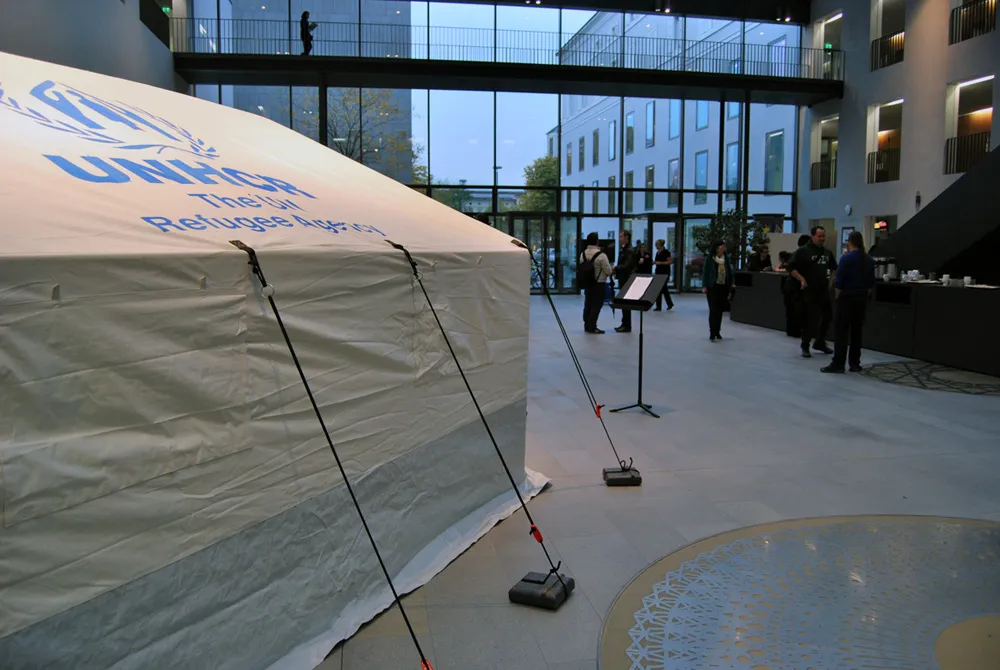Ausstellung von Frontiers im Rahmen der Reihe &quot;Die Waffen nieder!&quot;